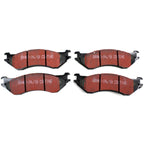 Set of 2 Brake Disc and Pad Kits for Ford F150 F250