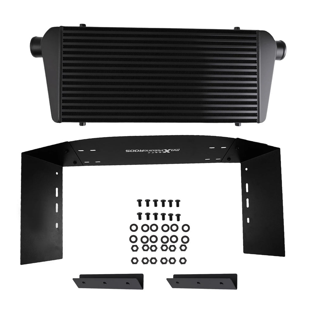 2.5 Inch Universal Bar & Plate Intercooler 30"x13"x3" with Air Guide Panels