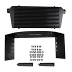 2.5 Inch Universal Bar & Plate Intercooler 30"x13"x3" with Air Guide Panels