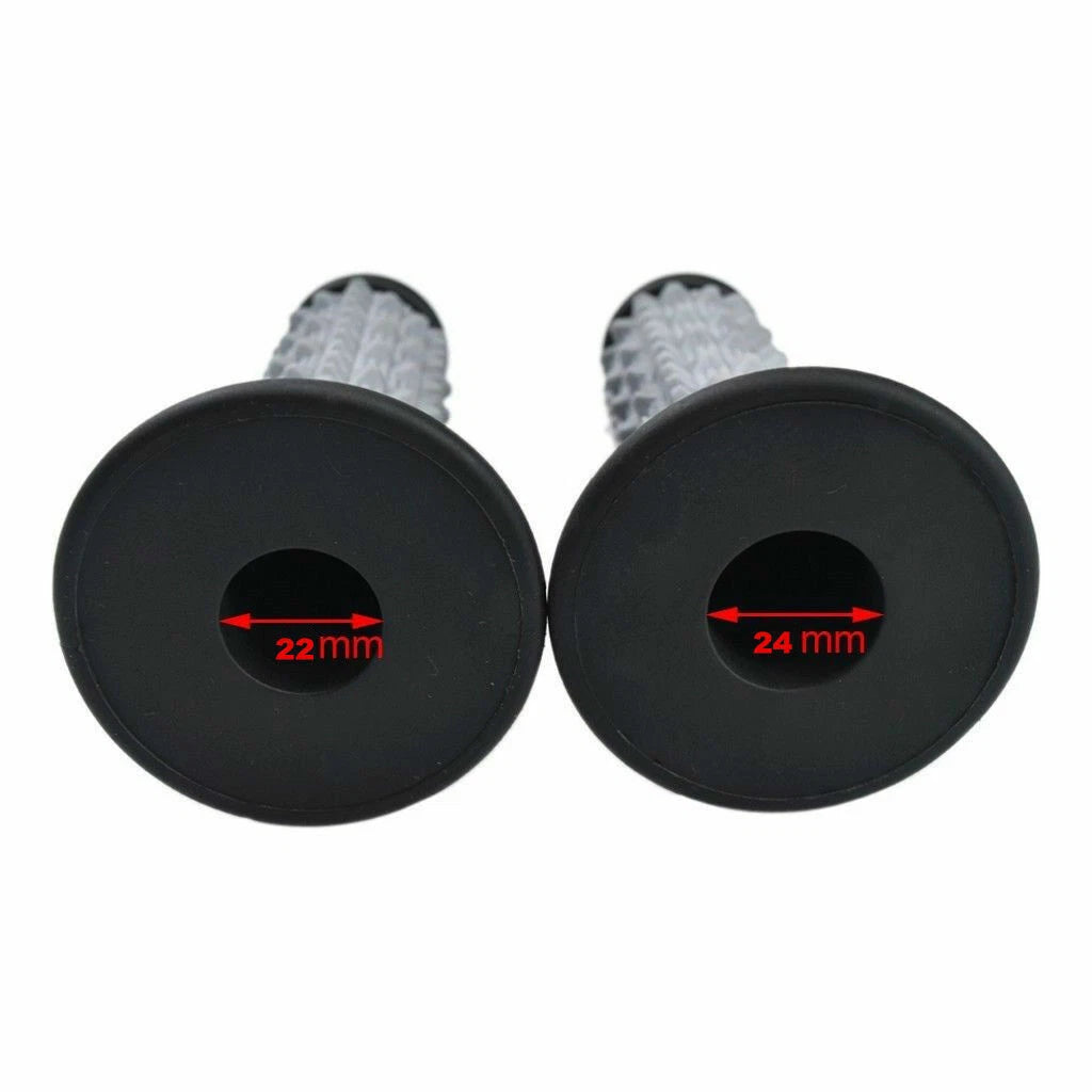 7/8" Hand Grips for Suzuki Kawasaki Yamaha Honda Motorcycle (All Years)