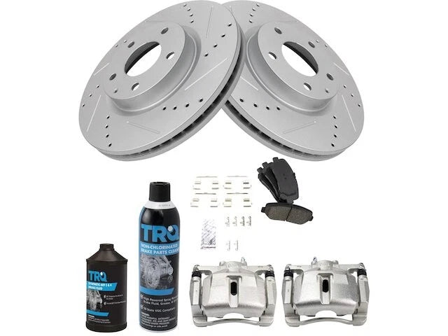 Front Brake Pad Rotor Caliper Set for Mazda CX-5 (2013–2015) XX241DP