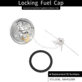 Locking Fuel Cap for Kenworth Peterbilt Freightliner Western Star (SNV431089)