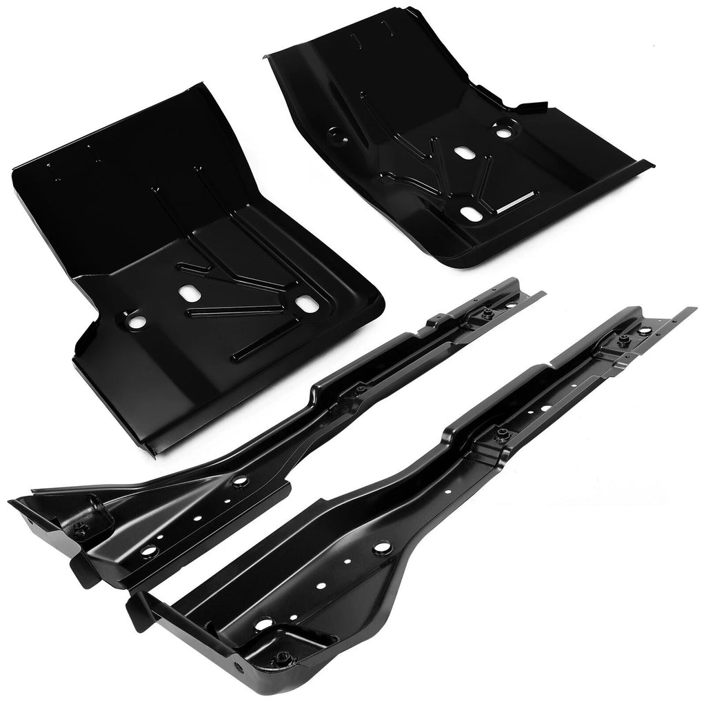 Set of 2 Front Floor Pans & Support Torque Box for Jeep TJ Wrangler (1997–2006)
