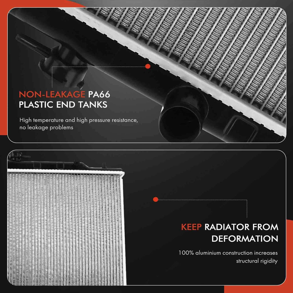 Radiator for Nissan Rogue/X-Trail (2008–2015) L4 2.5L