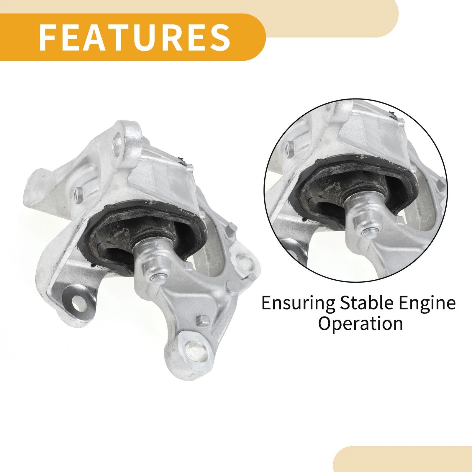 Engine Motor Mount for Honda Civic CRV (2012–2017) 2.4L CVT RM_