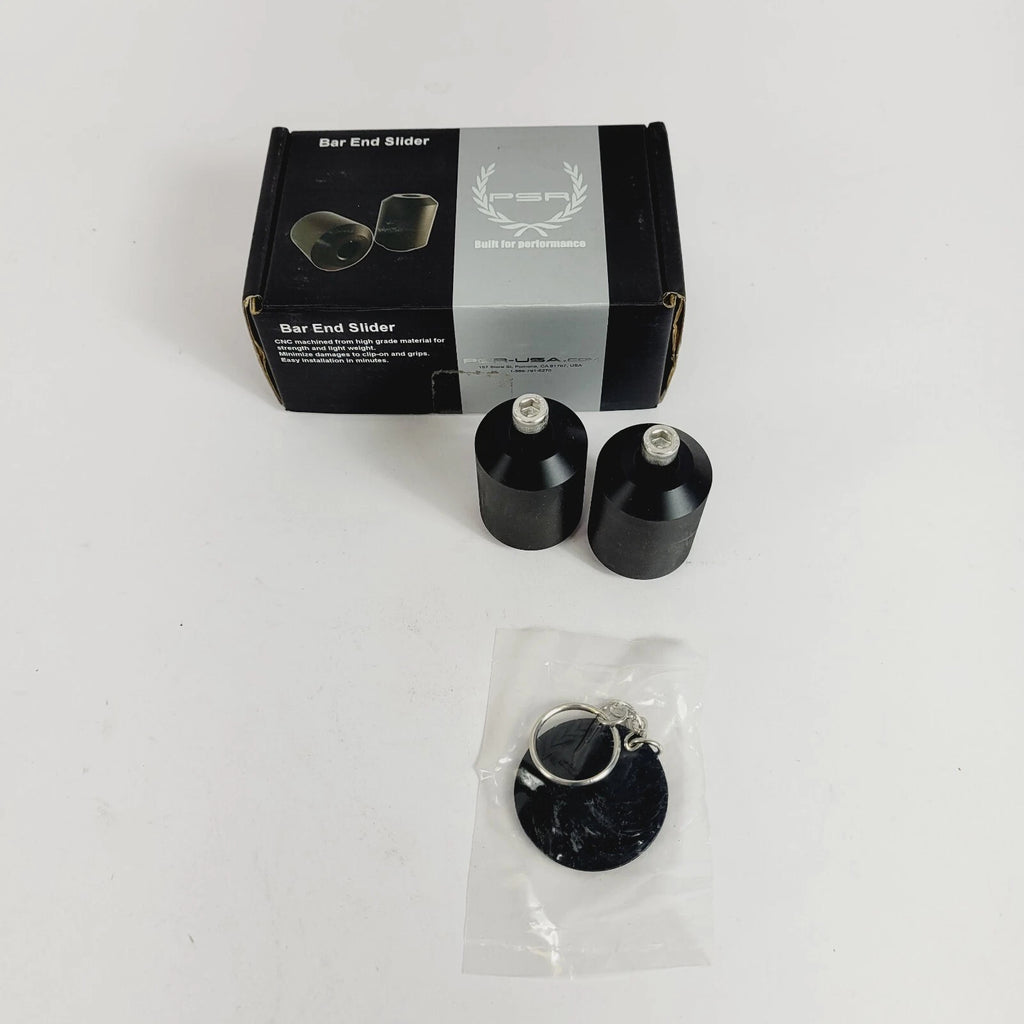 Powerstands Racing Bar End Sliders for Yamaha R1 & Honda Grom (2015–2023)