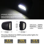 Full White LED License Plate Light Kit for GMC Sierra 1500 2500 3500 (2014–2023)
