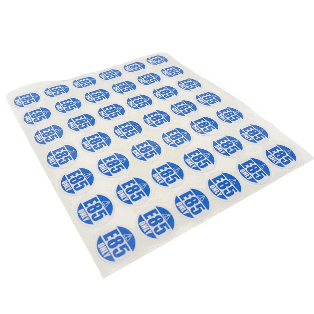 Use E85 Only Sticker Decal for Clean Energy (1'' Round)
