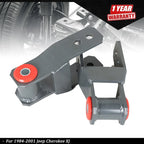 2Pcs Adjustable Rear Shackle Leveling Kit for Jeep Cherokee XJ (1984–2001)