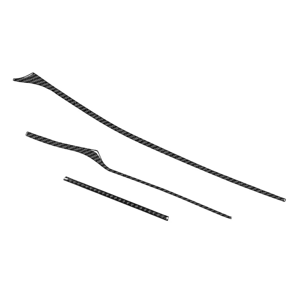 Dashboard Panel Cover Trim Strips for Kia Stinger (2018-2023) Black