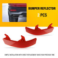 2Pcs Red Lens Bumper Reflector for Honda CR-V (2020–2022)