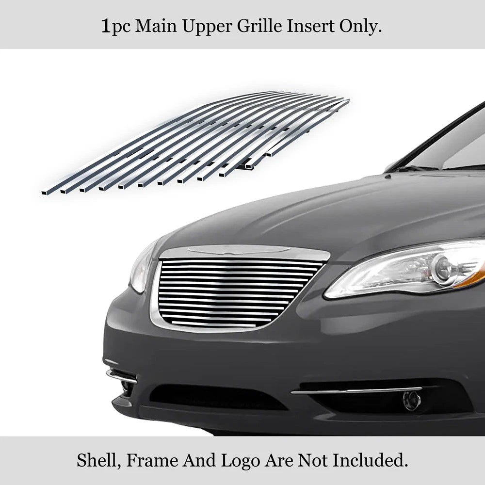 Stainless Steel Chrome Billet Grille Insert for Chrysler 200 (2011-2014)