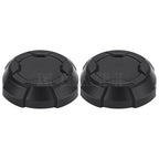 2X Matte Black Front Rim Caps for Polaris Ranger 570 Crew (2015–2023)
