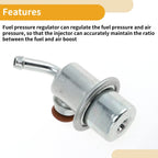 Fuel Pressure Regulator for Hyundai Elantra (2001-2008) Metal 1 x Unit
