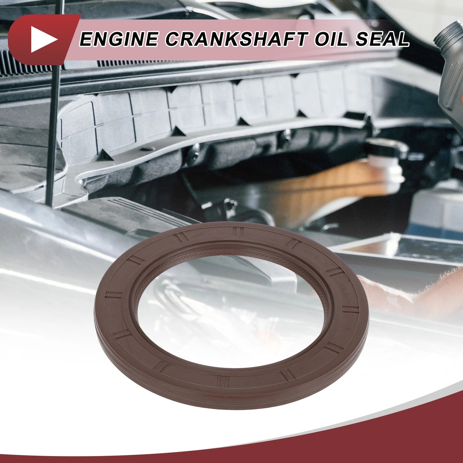 1 Pc Rear Crankshaft Oil Seal for Hyundai Elantra, Kia Forte (No. 21443-2B020)