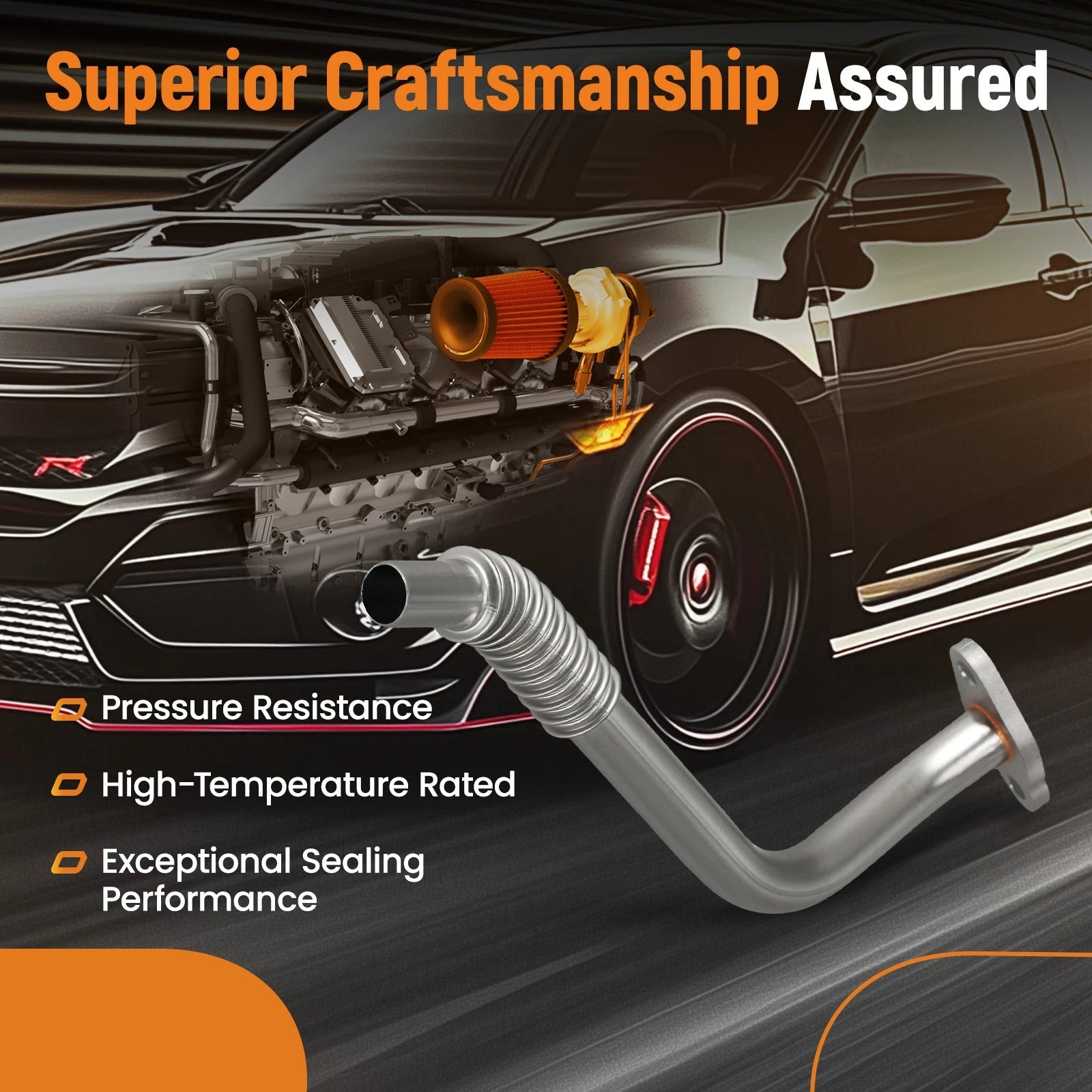 Turbo Oil Return Line for Mercedes-Benz SLK250 (2012–2015)