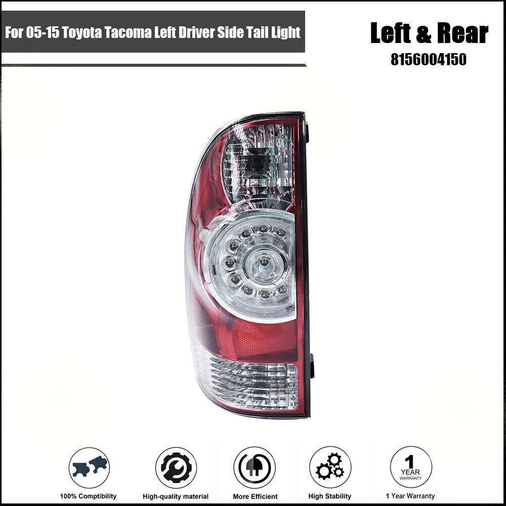 LED Tail Light for Toyota Tacoma (2005–2015) Left Driver Side