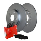 Rear Brake Kit 328mm Disc Rotors & TRW Pro Ceramic Pads for Chrysler Dodge Ram