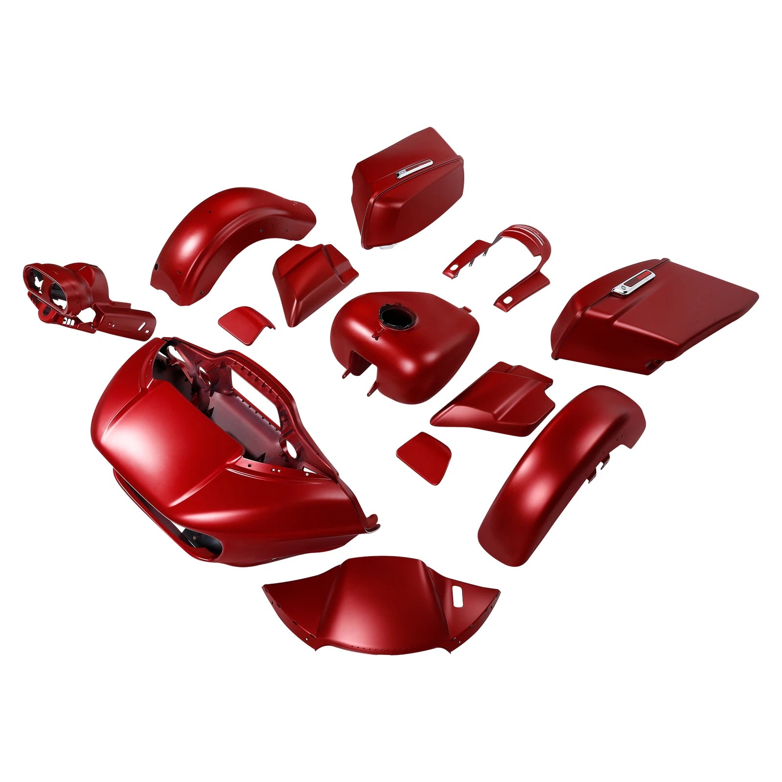 Fairing Bodywork for Harley Road Glide (2015–2024) Wicked Red Denim