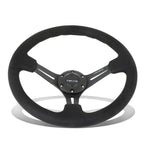 NRG 350mm Deep Dish Alcantara Grip Steering Wheel for Universal Fit (2010–2023)