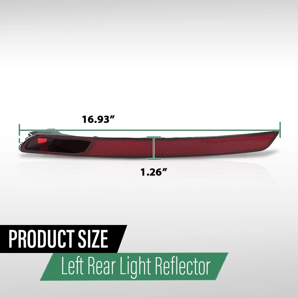 Rear Left Bumper Reflector Light for Volkswagen Beetle (2017–2019)