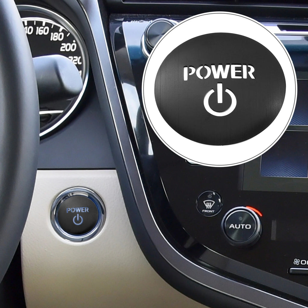 One Click Start Button Cover for Toyota Crown Royal AWS21 (2012–2018) Black