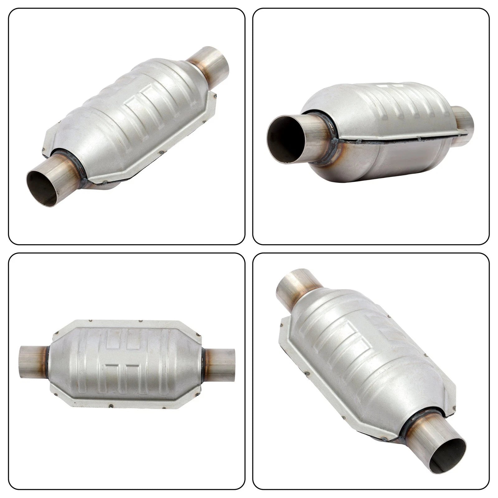 2X Catalytic Converter for Ford Mustang GT (EPA, 2" Inlet/Outlet)