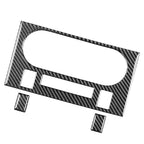 3 Pcs Carbon Fiber AC Panel Cover Trims for Dodge Challenger (2008–2014)