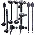 Set of 10 Front Lower Ball Joints & Tie Rod Ends for Infiniti QX4 (1997–2003)