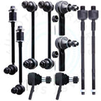 Set of 10 Front Lower Ball Joints & Tie Rod Ends for Infiniti QX4 (1997–2003)
