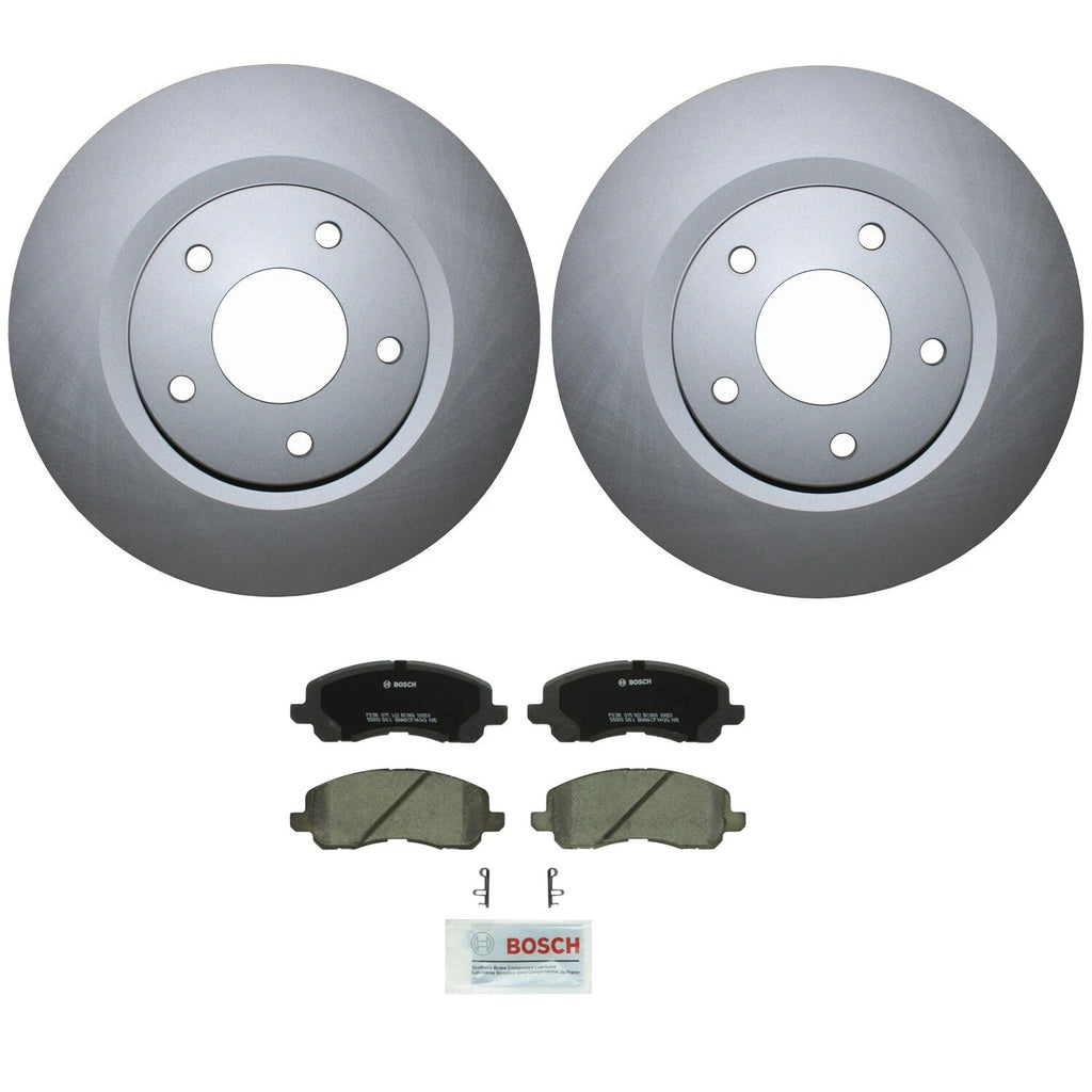 Front Brake Kit 294mm Rotors Bosch Ceramic Pads for Dodge Caliber/Compass/Patriot (2007–2012)