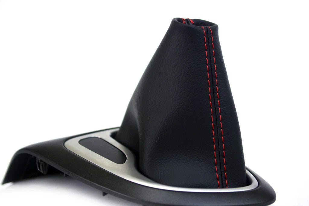 Automatic Shift Boot for Dodge Dart (2013–2016) Red Stitch Leather Synthetic