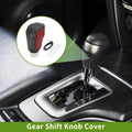 1 Pcs Gear Shift Knob Cover for Honda Civic (2016–2021) Black Carbon Fiber Red