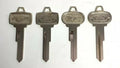 Ignition and Trunk Lock Blank Key Set for 1965–1966 Ford Mustang