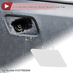 Bumper Headlight Washer Nozzle Cover Cap for BMW 328i White