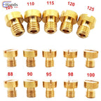 Set of 4 Main Jets for Mikuni VM22 VM24 VM26 VM30 125cc 150cc 200cc 250cc