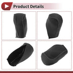 Gear Shift Knob Cover for Toyota Corolla (2014–2018) Gray Faux Leather