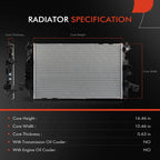 Radiator for Chevrolet Volt (2016â2019)