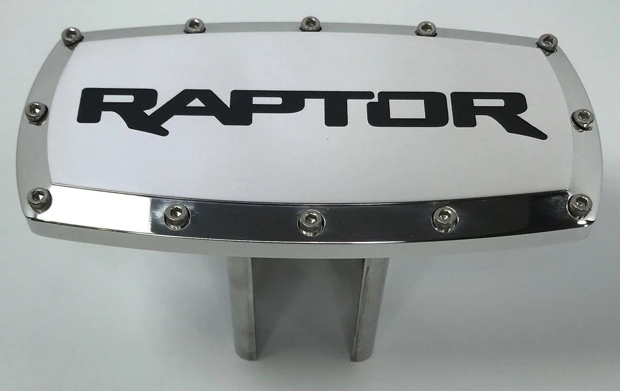 Hitch Cover Plug with Black Logo for Ford Raptor Receiver (2017–2024)