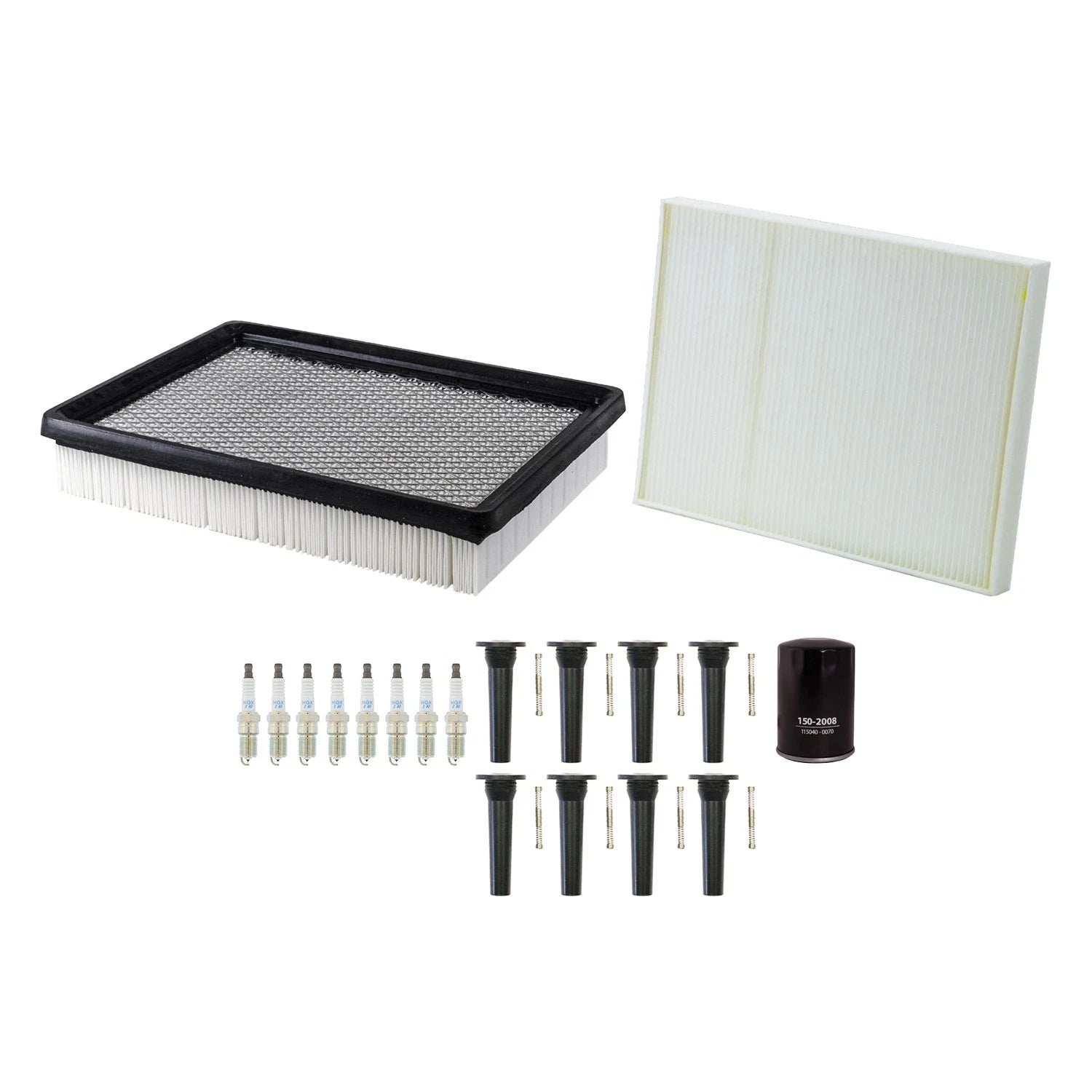 Tune Up Kit with NGK 8 Spark Plugs & Boots for Aurora Bonneville (1995–2005)