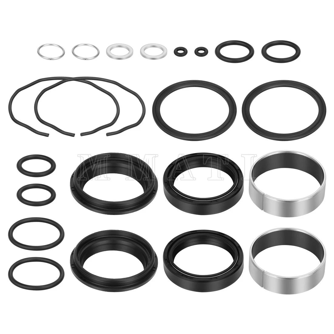 Front Fork Bushing Dust Oil Seals Kit for Suzuki GSXR 600 GSX-R 750 (2004–2005)