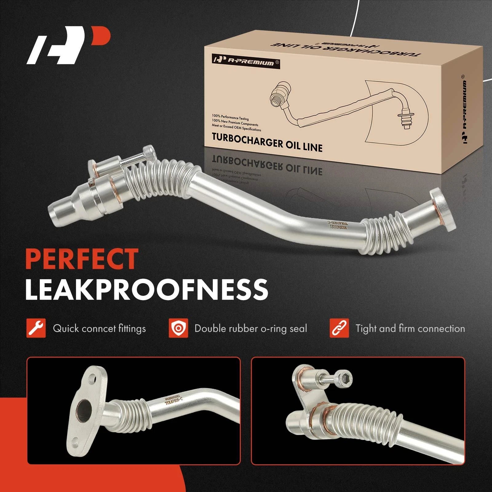 Turbocharger Oil Line for BMW X5 750i M5 M6 (2007–2013)