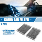 2 x Cabin Air Filters for Mercedes-Benz S450 (2018-2023)