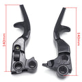 Black Skull Shorty Brake Clutch Levers for Harley XL 1996–2003, Softail 1996–2012, Touring 1996–2007