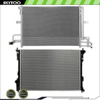Radiator and A/C Condenser Kit for Ford Explorer (2011–2019)