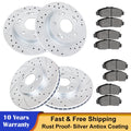 Drilled Brake Rotors & Pads for Honda Accord (2008–2010)