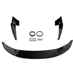 ABS Front Lip Spoiler for BMW F10 5 Series M Sport (2011–2016) Gloss Black