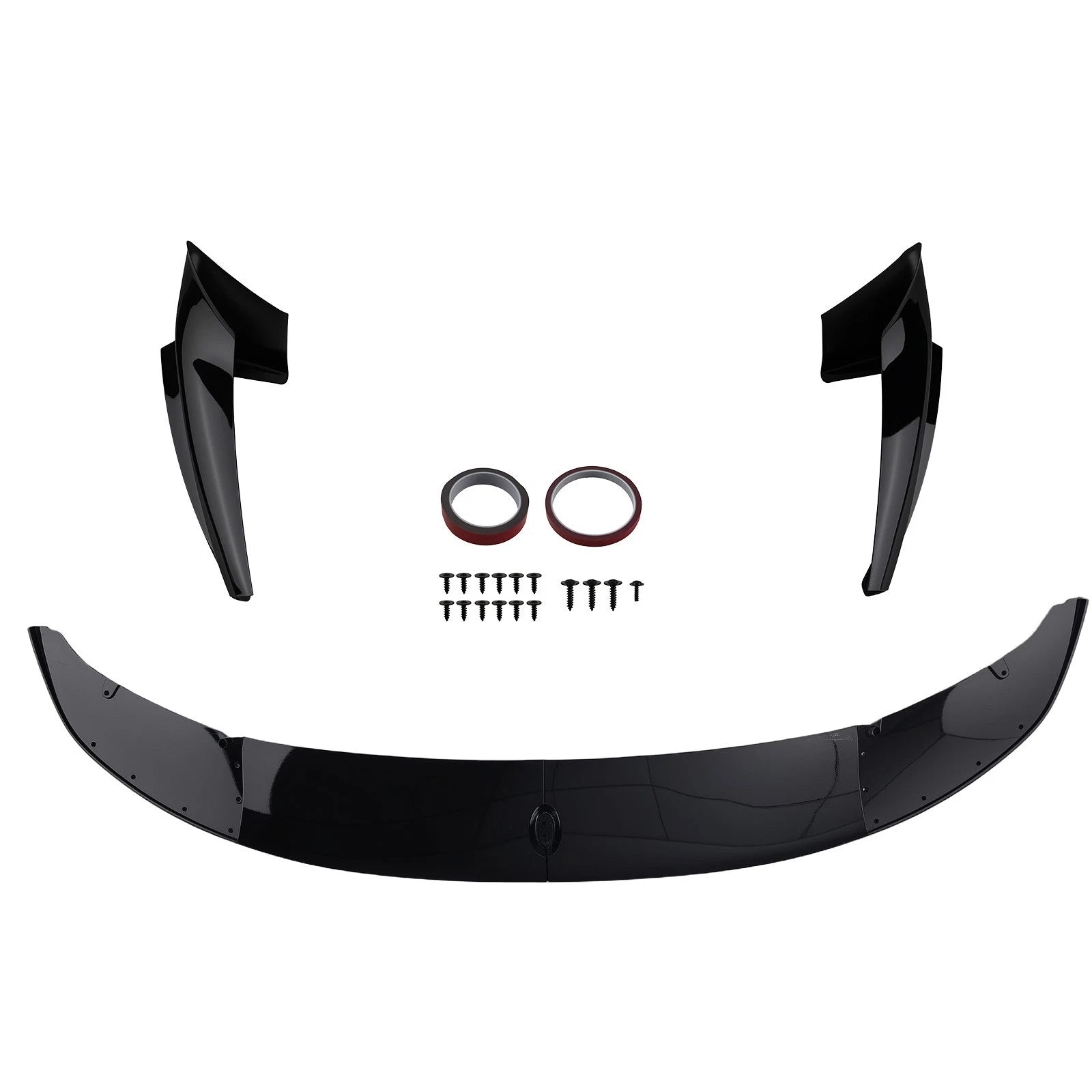 ABS Front Lip Spoiler for BMW F10 5 Series M Sport (2011–2016) Gloss Black