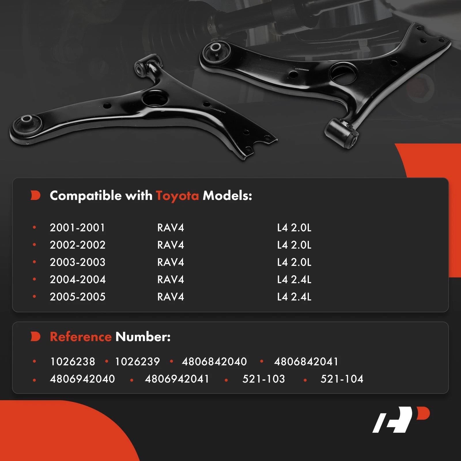 Front Lower Control Arm for Toyota RAV4 (2001-2005)