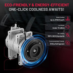 A/C Compressor w/Clutch for Nissan Rogue (2008–2015) 2.5L
